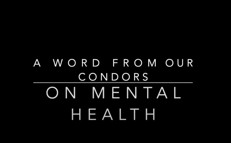 A word from our Condors on Mental Health - article thumnail image