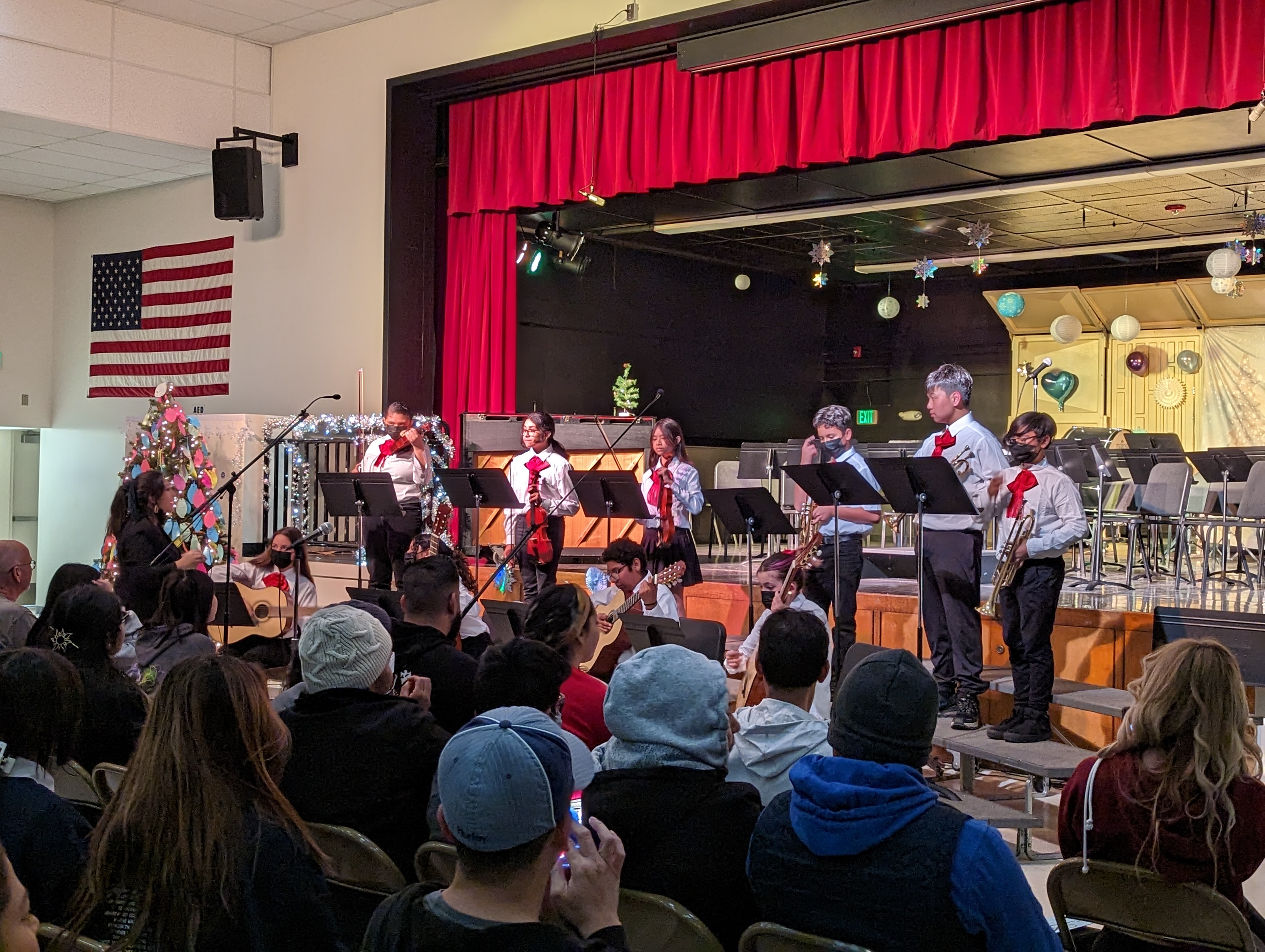 Mrs. Copeland’s Mariachi Band performs at our Winter Concert