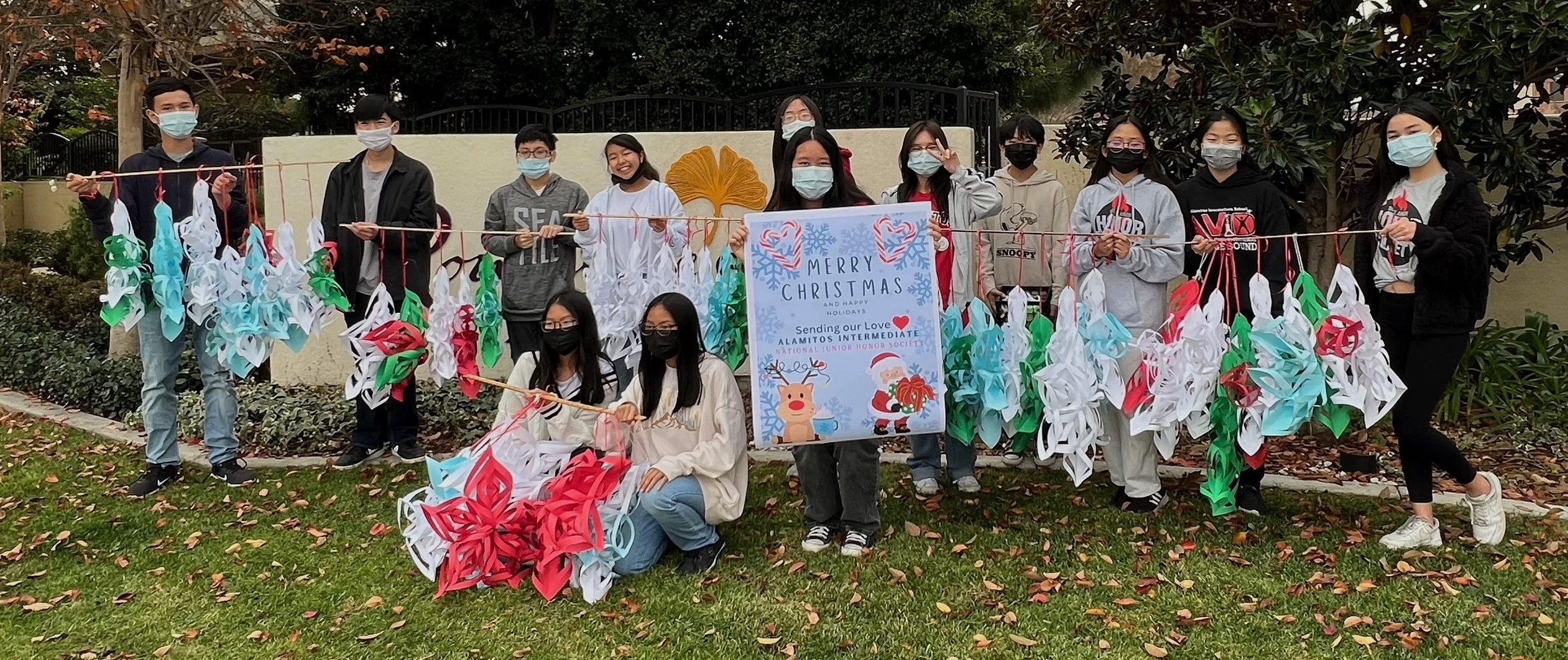 Let it snow! Warm wishes to the Senior Center!