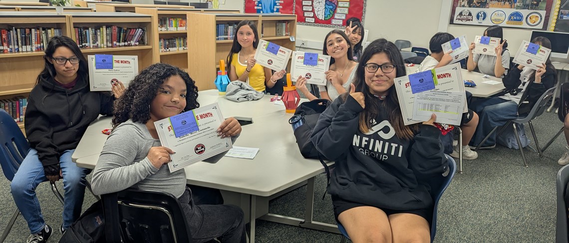 Students of the month | Certificate Award 2