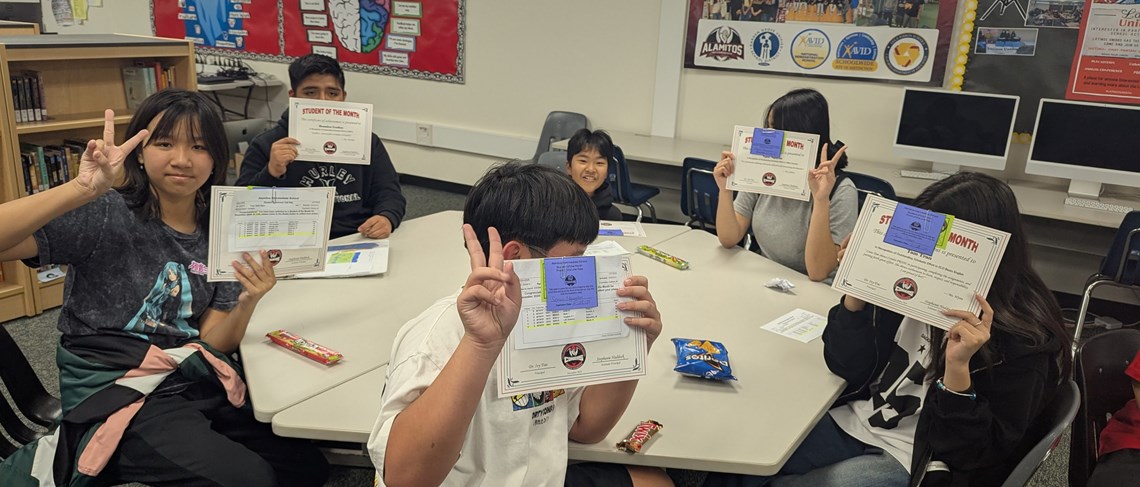 Students of the month | Certificate Award 3