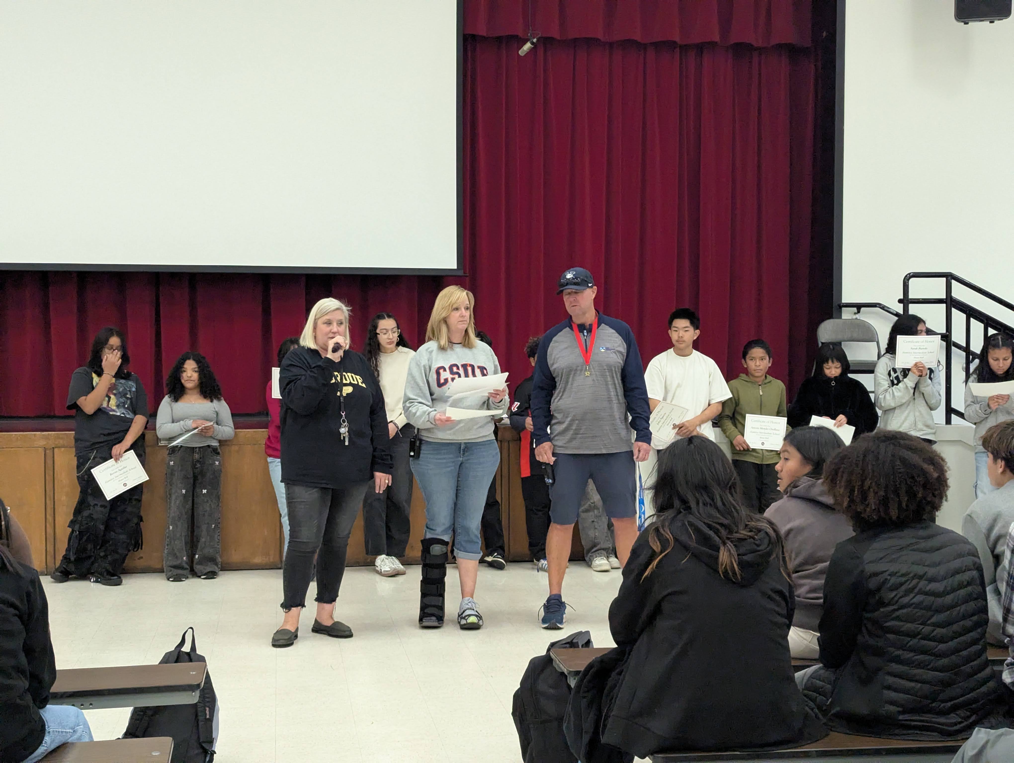 Certificates of Honor Award Ceremony